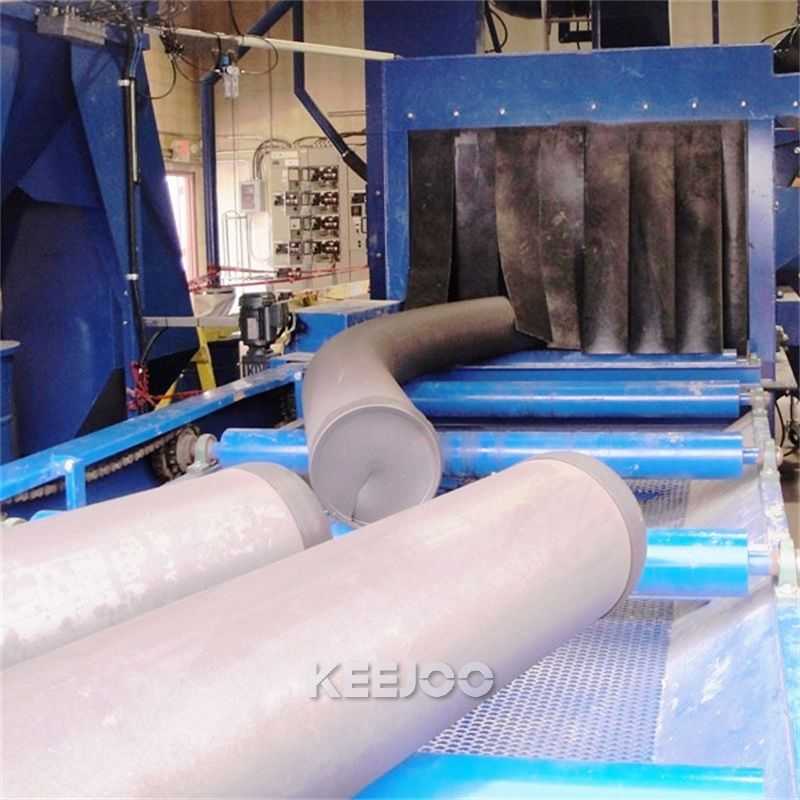 钢管外壁抛丸清理设备